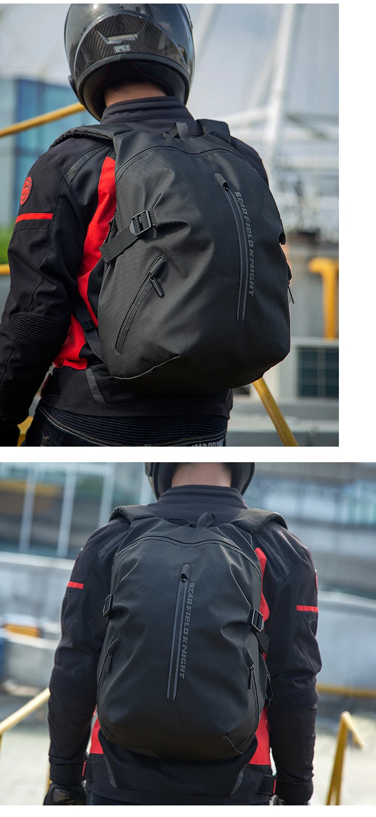 Large Capacity Waterproof Motorcycle Helmet Backpack | Outdoor Gear