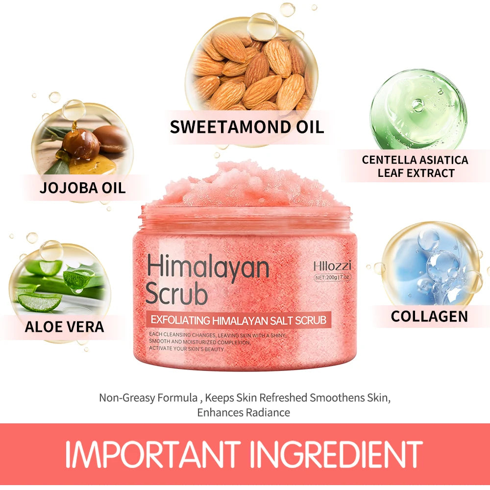 200g Himalayan Salt Body Scrub | Exfoliating & Hydrating Formula
