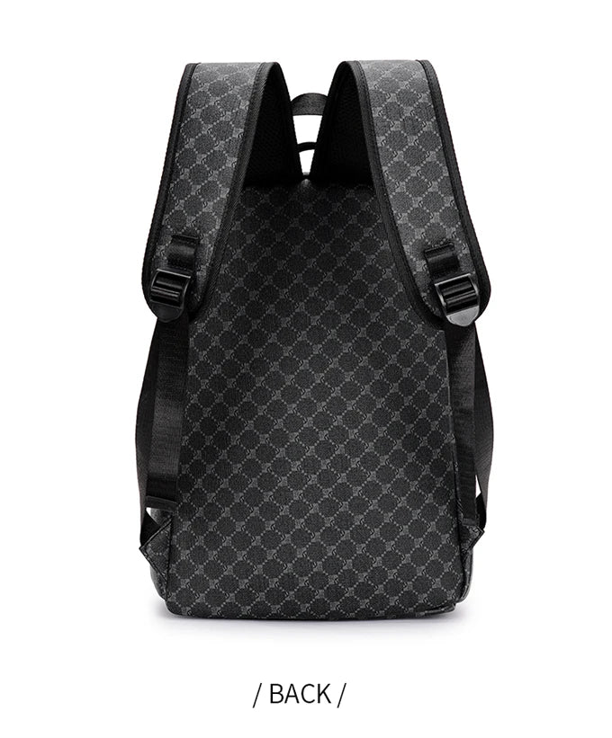 Multifunctional Leather Backpack for Men | Stylish Travel & Work Bag