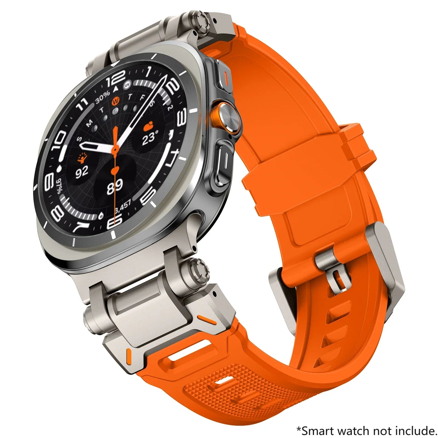 Luxury Rubber Strap for Galaxy Watches | Sporty & Comfortable Band
