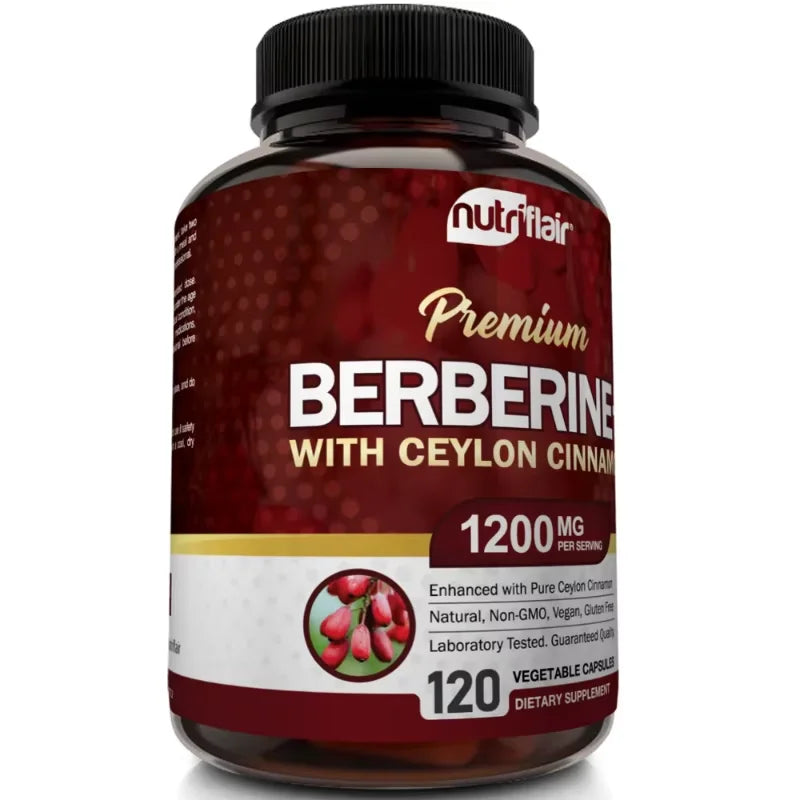 Premium Berberine HCl & Ceylon Cinnamon | Blood Sugar Support