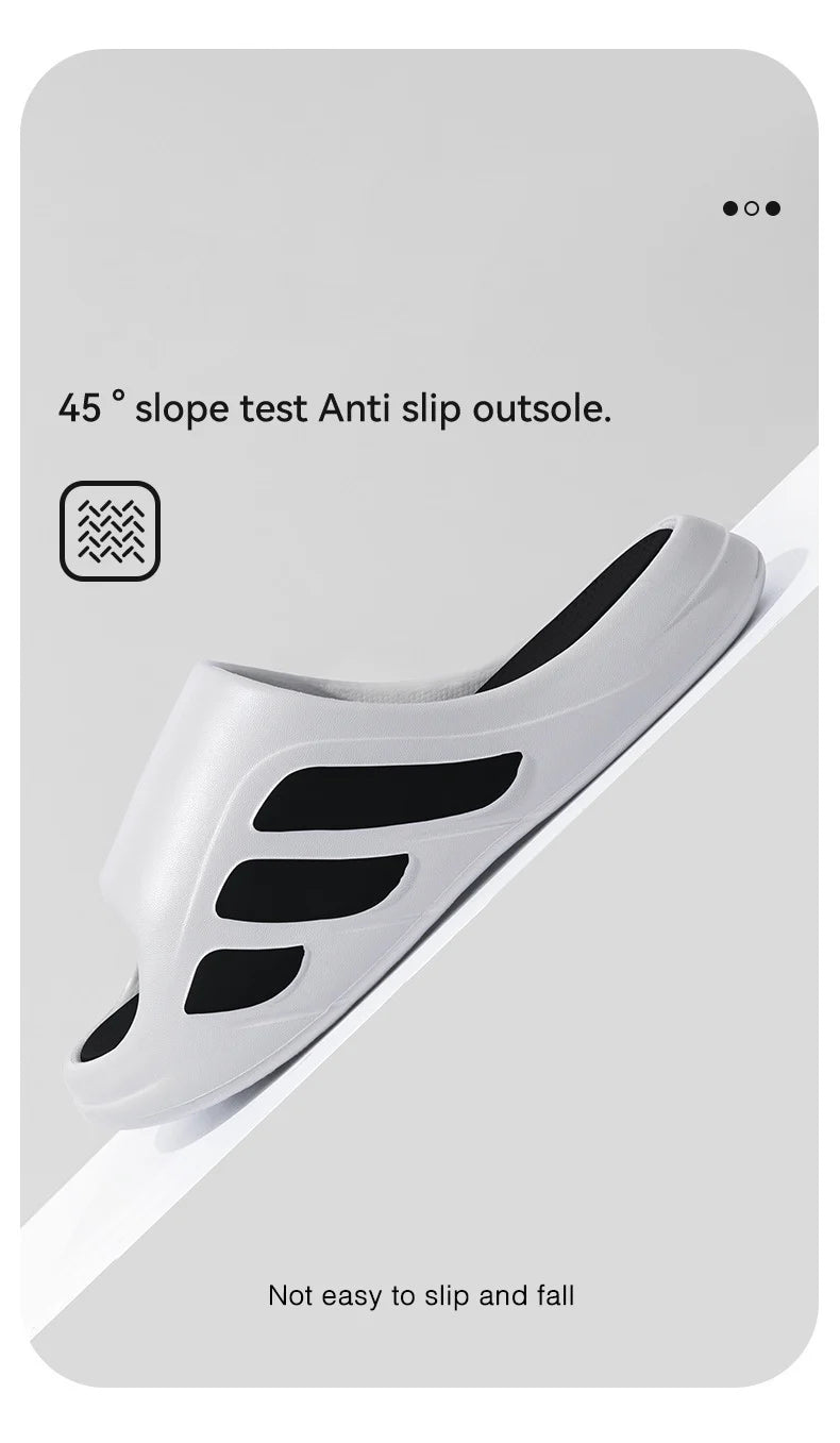 Men's High Aesthetic Anti-Slip Beach Slippers | Comfortable Slides
