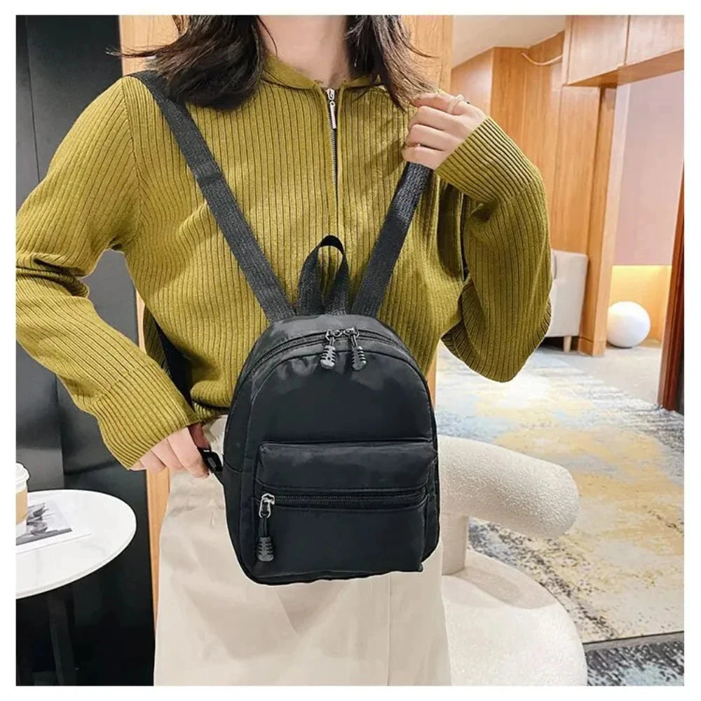 Stylish Women's Nylon Backpack | Versatile Casual Handbag