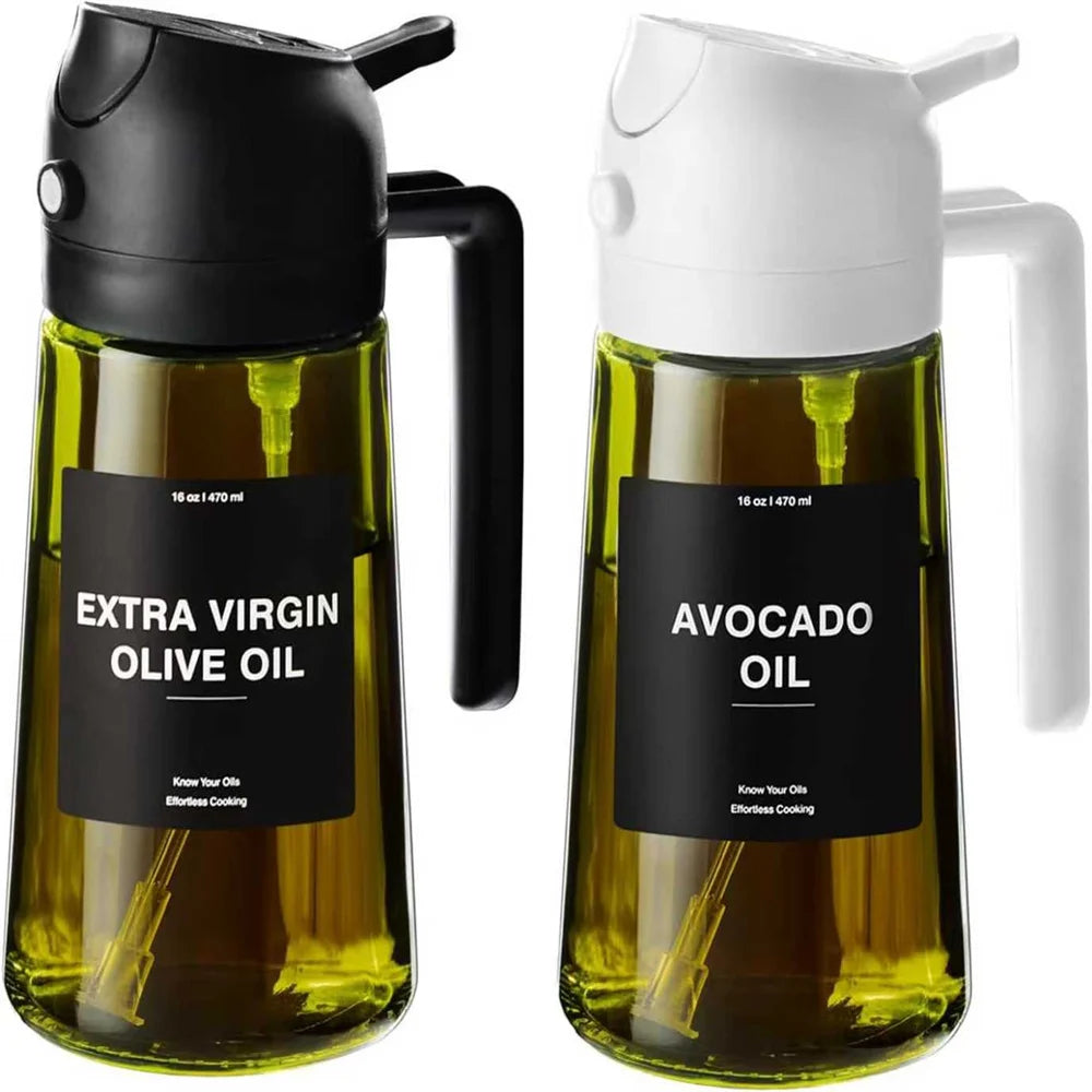 470 ML Oil Sprayer for Cooking | Versatile Olive Oil Dispenser