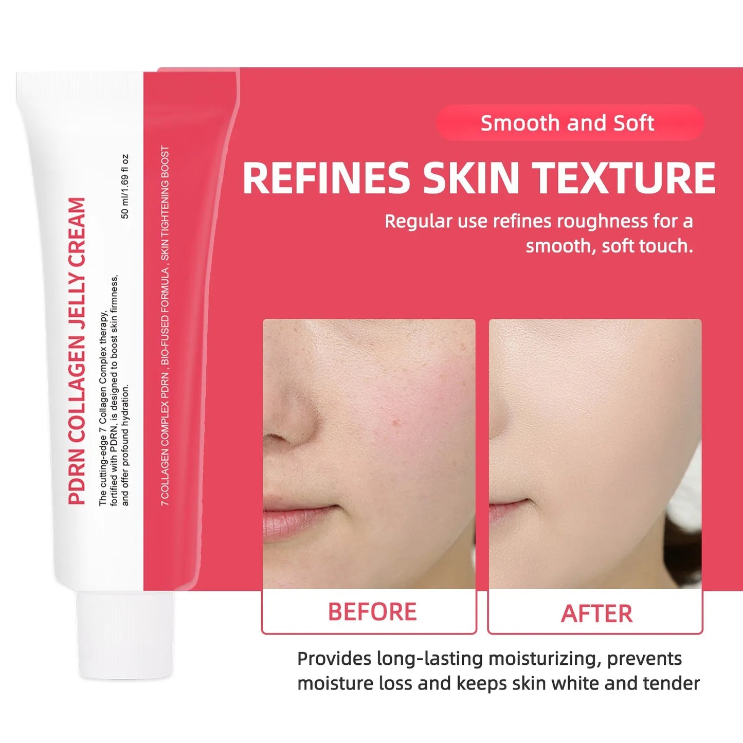 Hydrating Face Cream with Collagen & Hyaluronic Acid | Glass Skin Glow