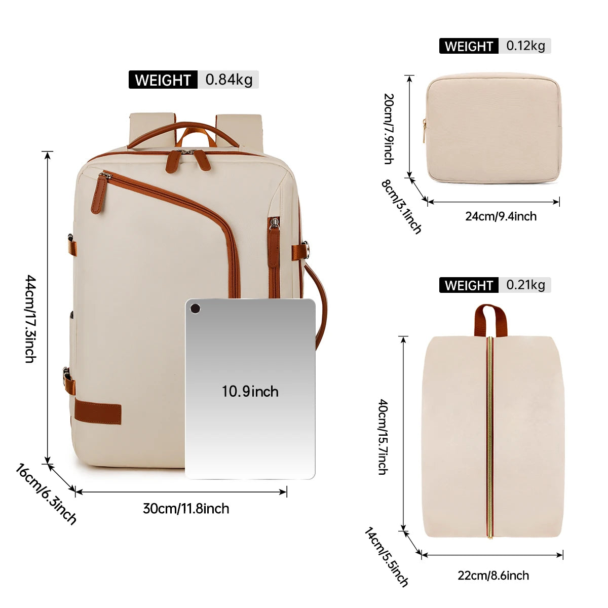 Unisex Simple Business Computer Backpack | Large Capacity Design
