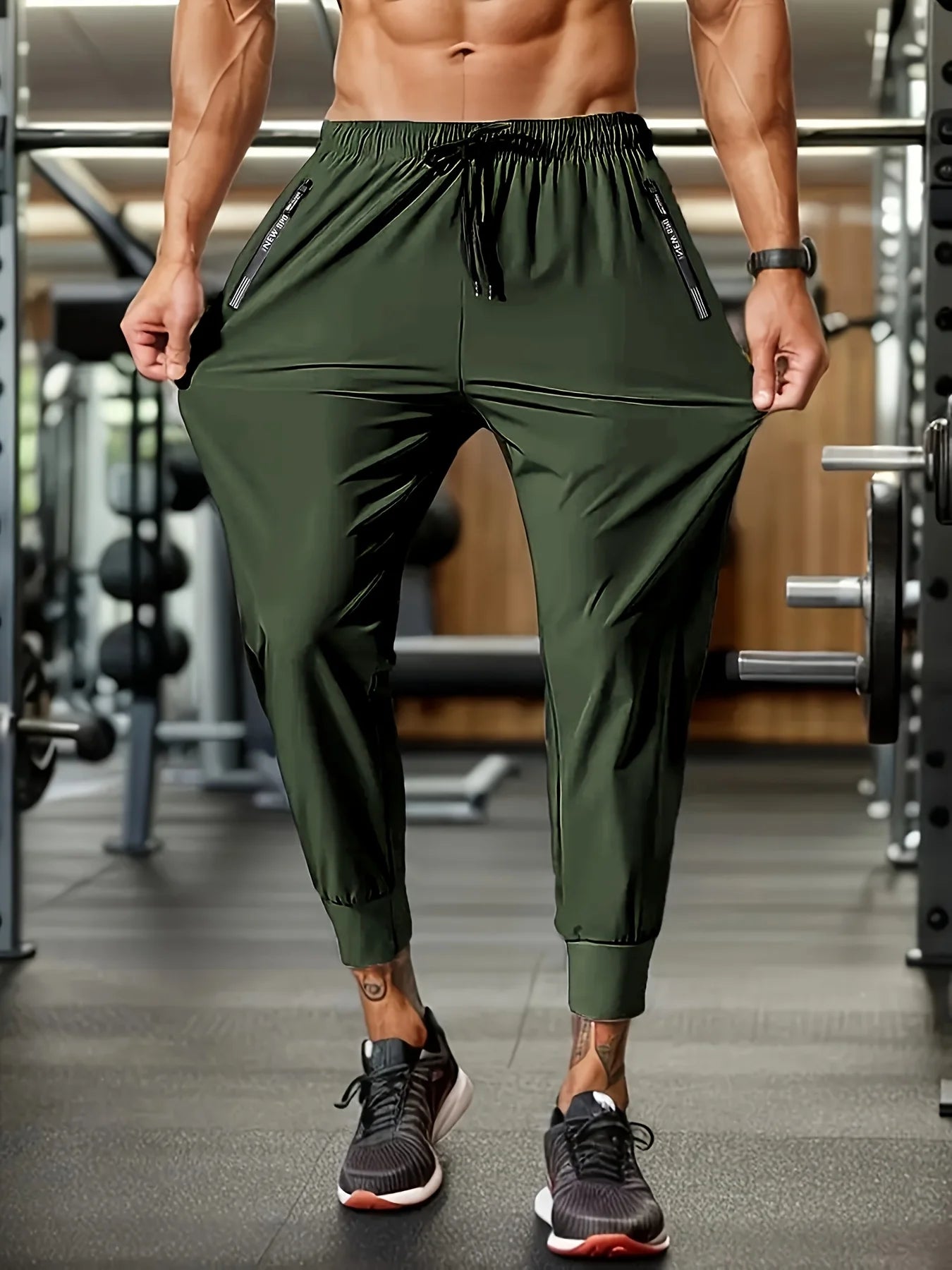 Men's Lightweight Summer Jogging Pants | Breathable Fast-Drying Fitness Wear
