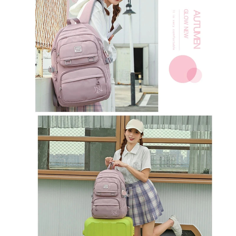 Stylish Pink School Backpack for Girls | Fashion Meets Functionality