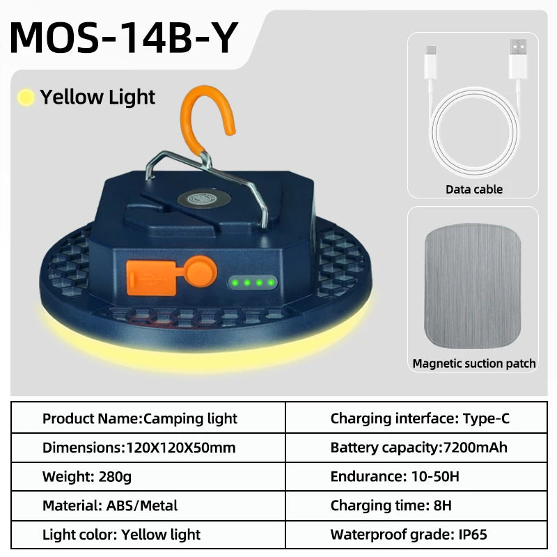 Rechargeable Camping Lantern | Portable Light for Outdoor Adventures