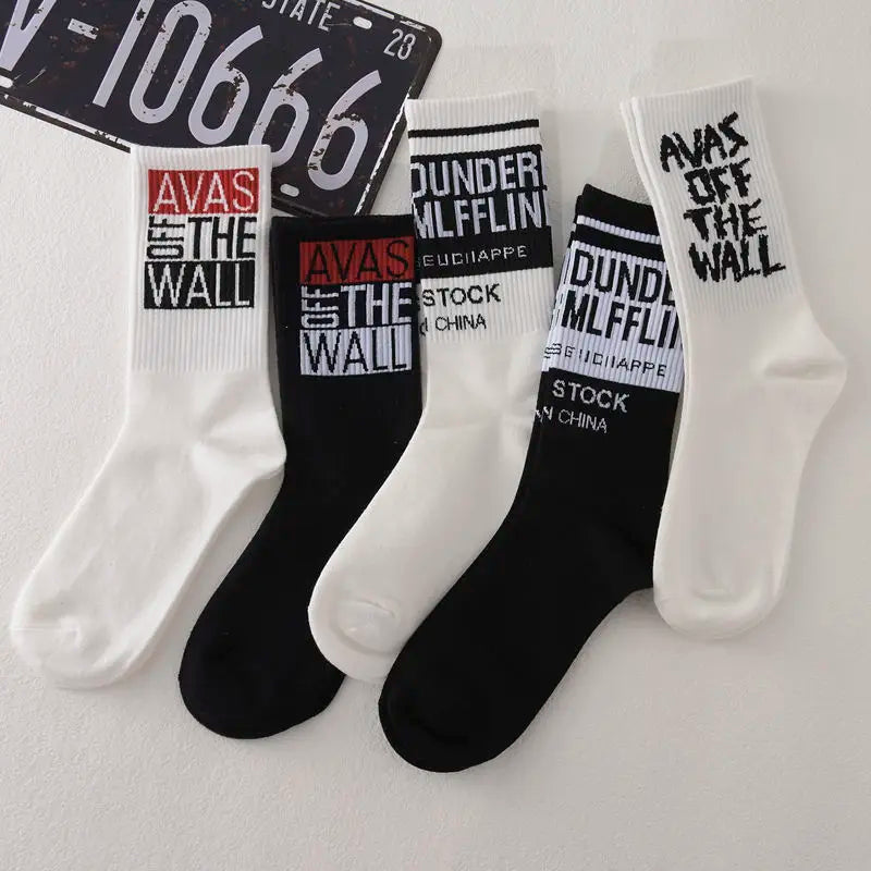 Trendy Unisex Cartoon Cotton Crew Socks | Comfort Meets Style