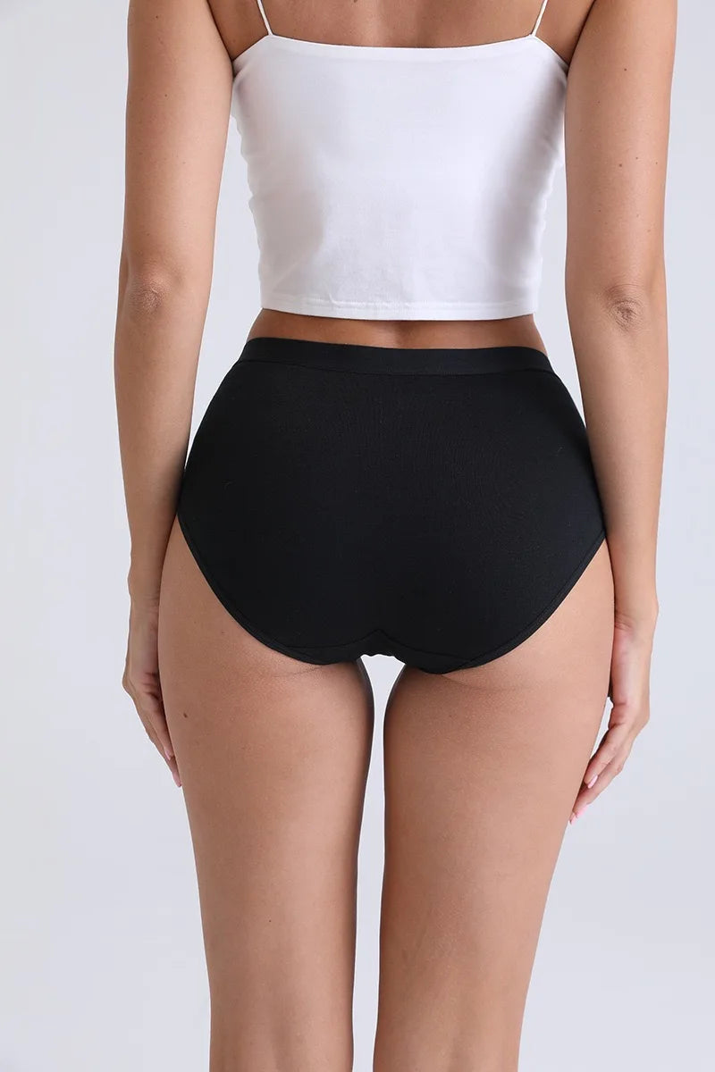 Plus Size High Waist Cotton Briefs for Women | Breathable Comfort