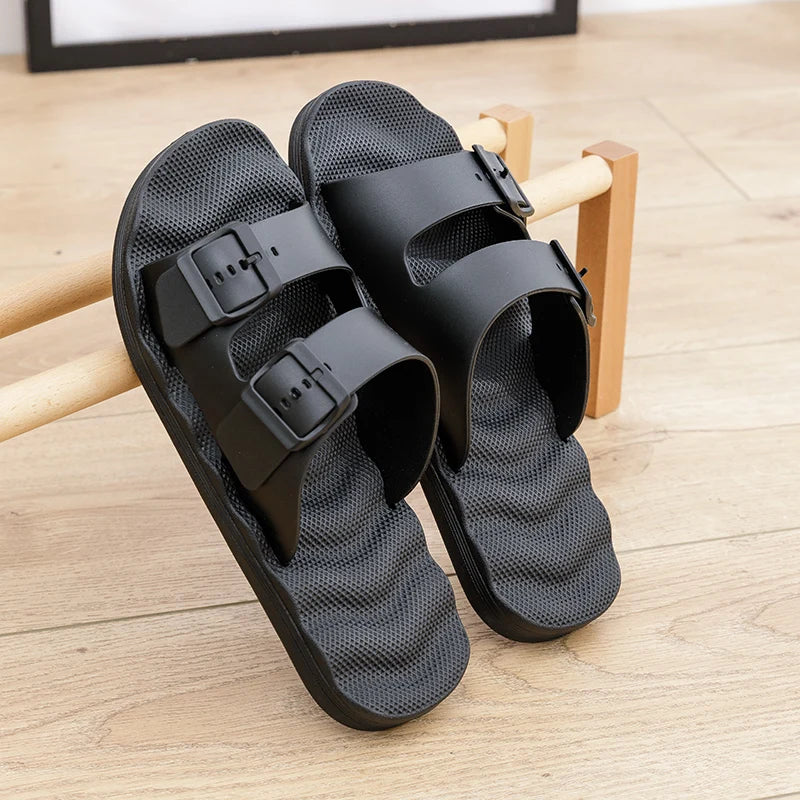 Comfortable Adjustable Men's Summer Slippers | Lightweight Beach Sandals