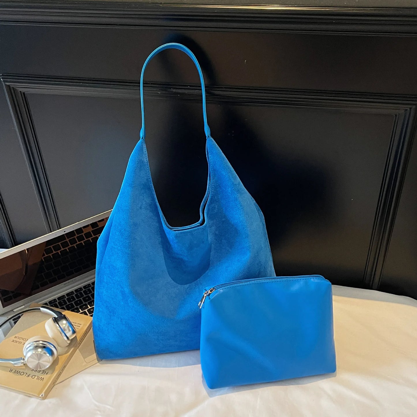 Stylish Winter Suede Shoulder Bag | Large Capacity Crossbody Bag