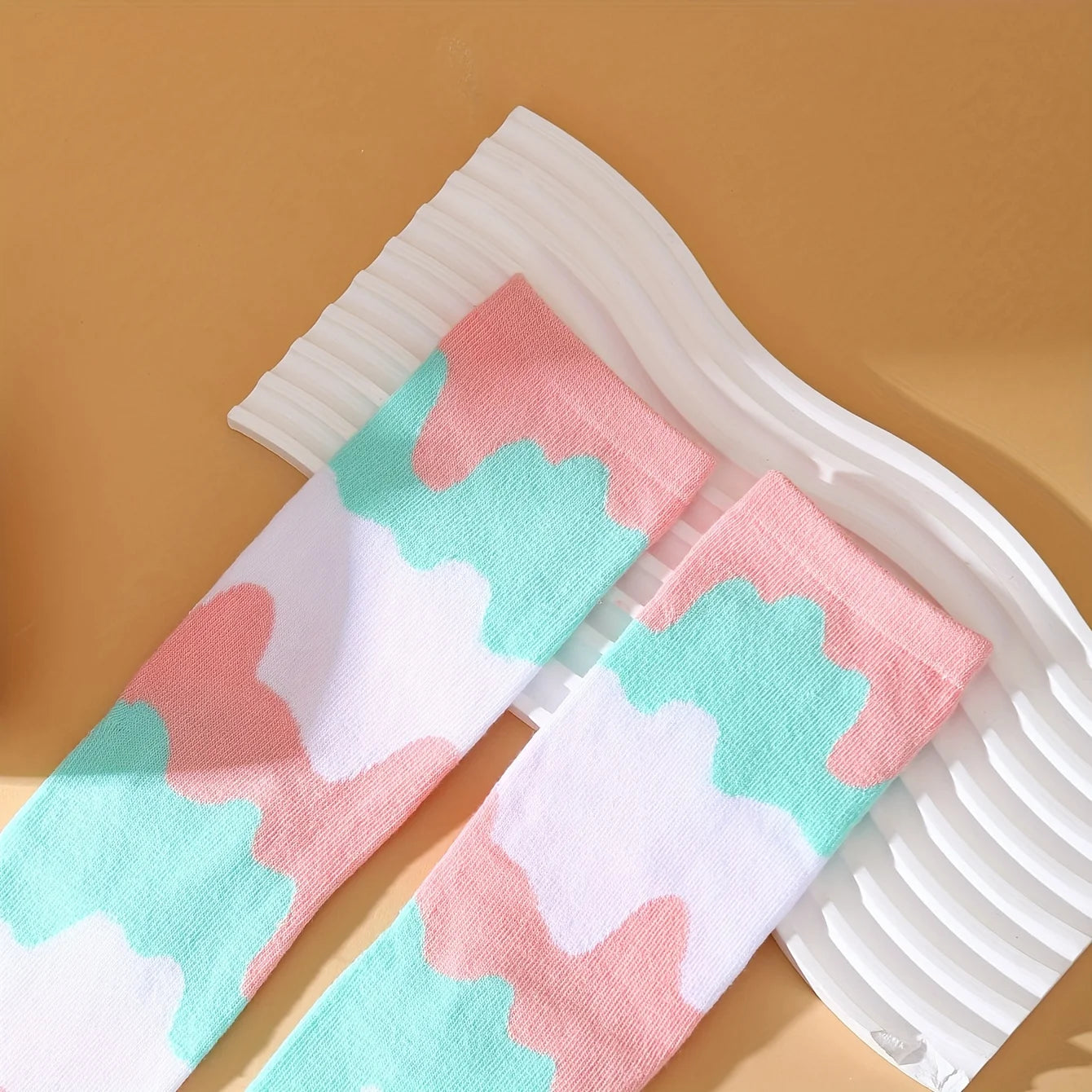 Colorful Mid-Calf Unisex Socks | Fun Ice Cream Gift Box Style