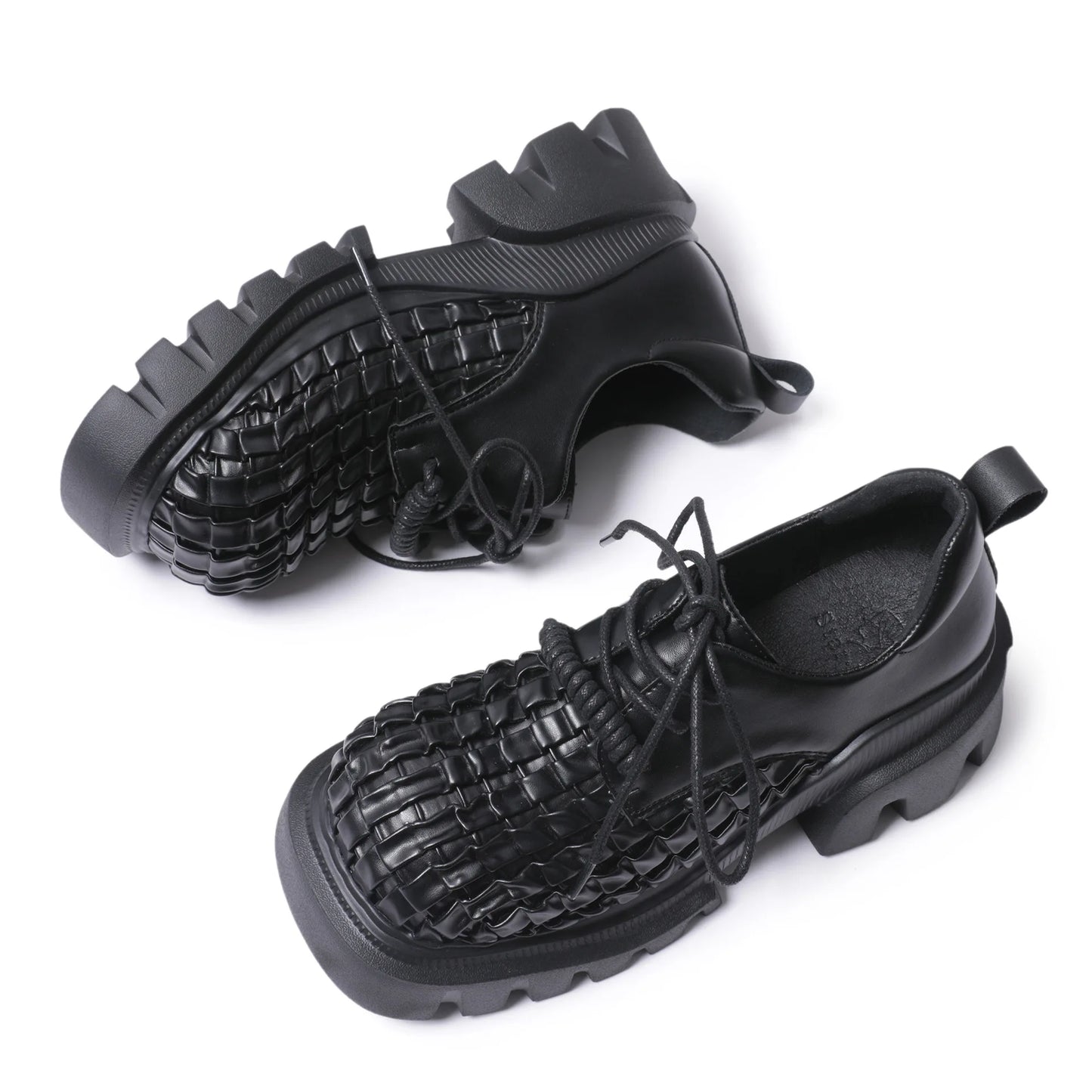 Women's British Style Height-Increasing Leather Pumps | Elegant Casual Shoes
