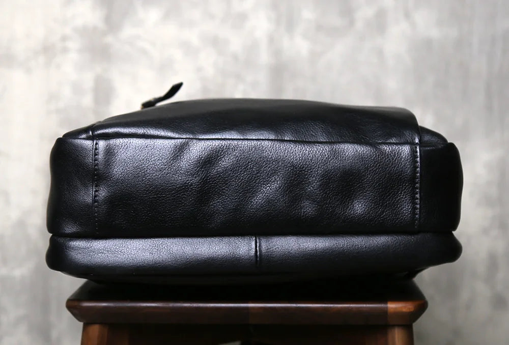 Vintage Leather Men's Backpack | Large Capacity Casual Laptop Bag