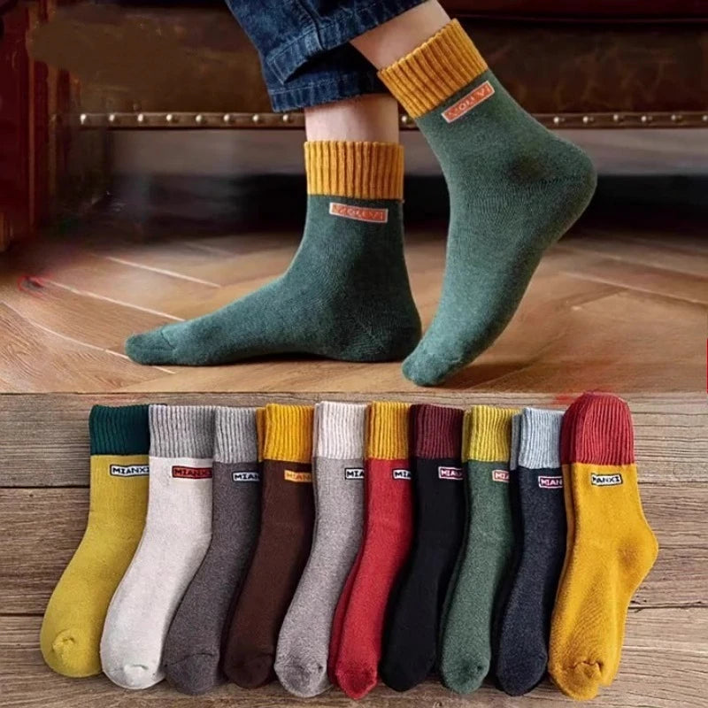Men's Plush Thick Winter Socks | Cozy Warm Anti-Odor Footwear
