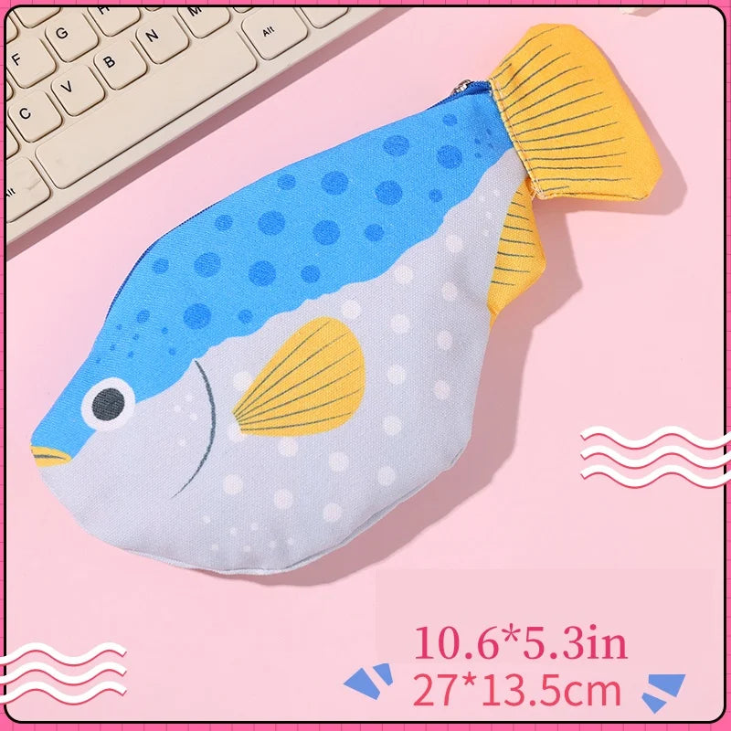 Creative Deep-Sea Fish Pencil Case | Fun Animal Themed Organizer