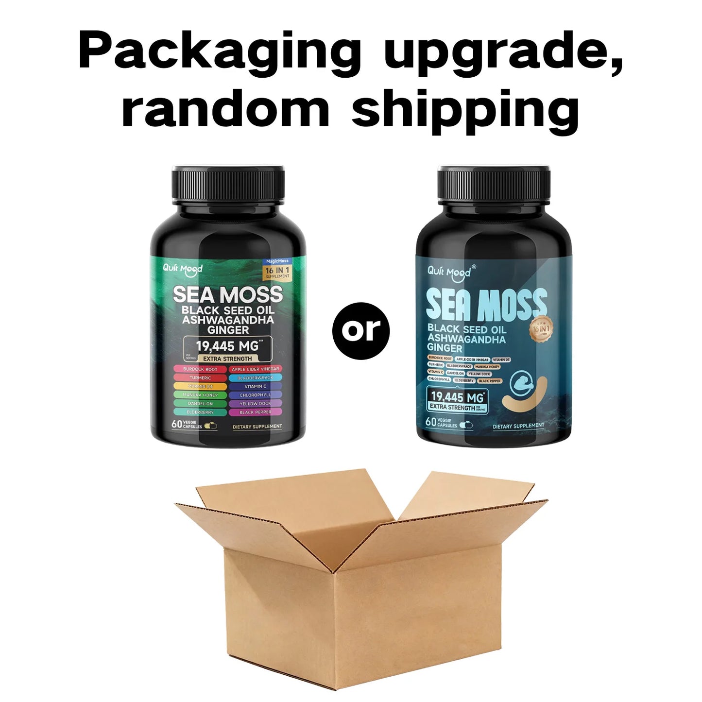 Premium Sea Moss, Black Seed Oil & Herbal Blend Capsules