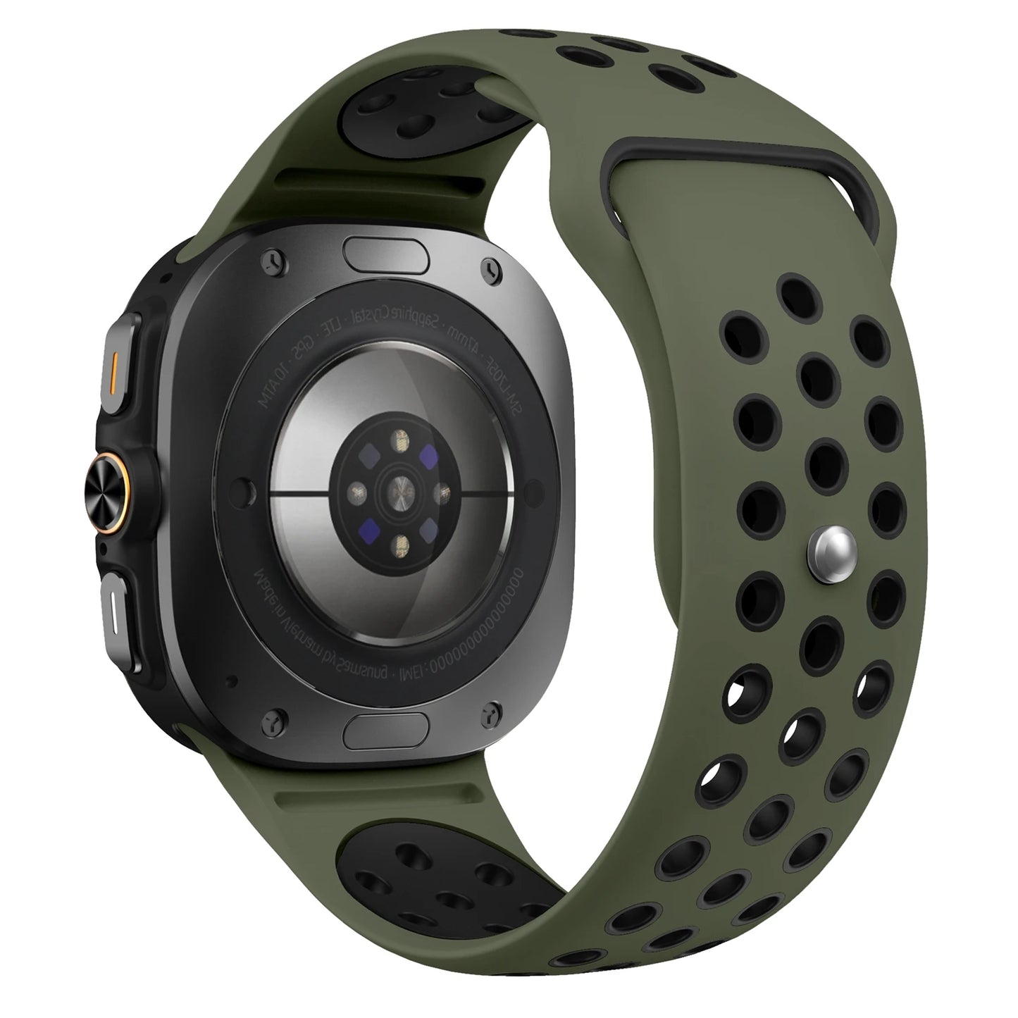 Two-Tone Silicone Watch Strap | Stylish Replacement Band