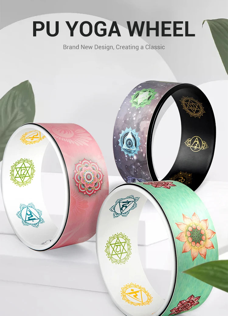 Yoga Wheel for Back Pain Relief | Fitness and Flexibility Tool