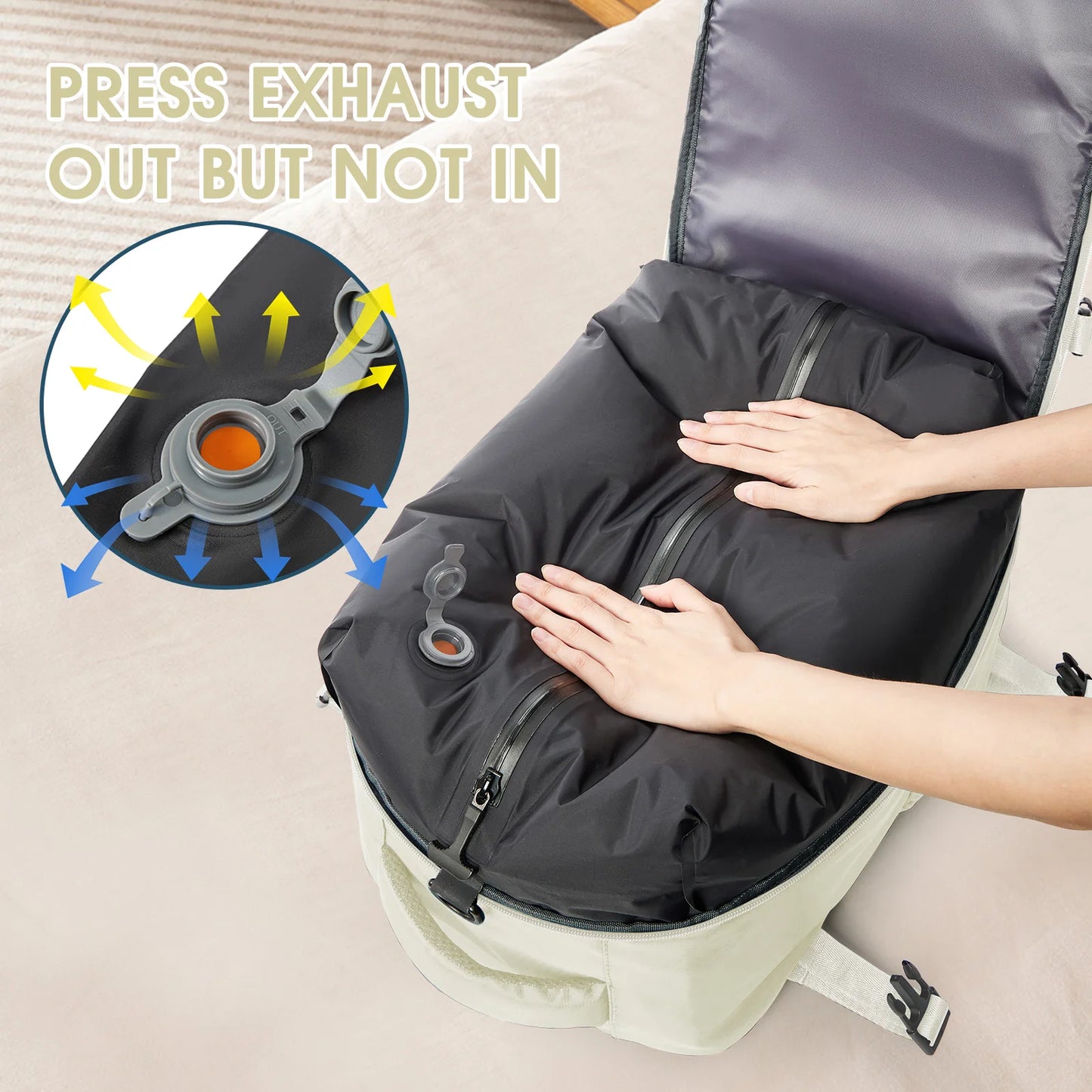 Air Compression Travel Backpack | Stylish & Versatile Cabin Bag