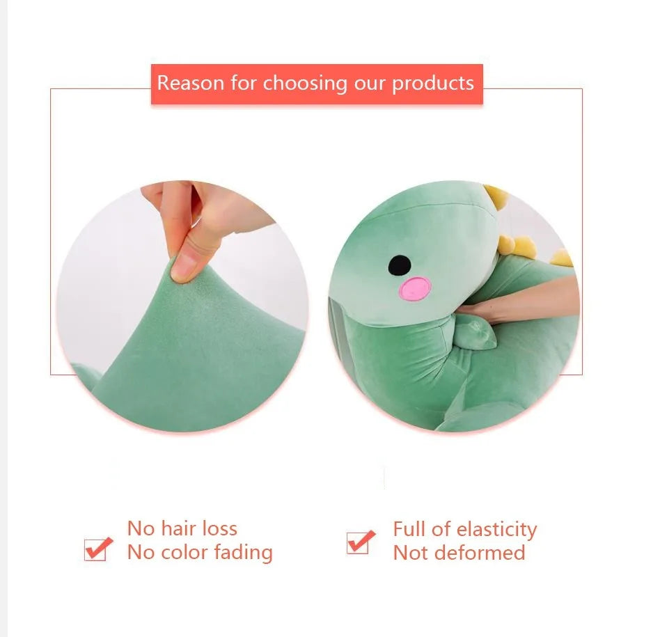 Adorable Soft Blue Dinosaur Plush Toy | Perfect Kids Gift