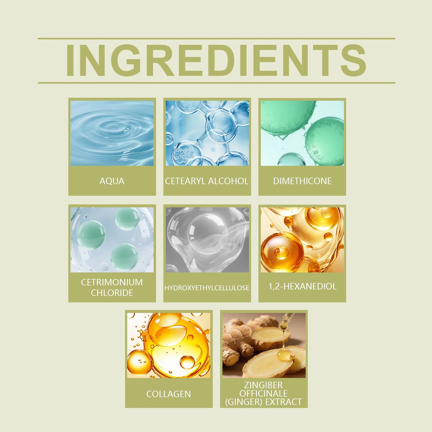 Collagen Ginger Hair Mask for Frizz Control & Deep Conditioning