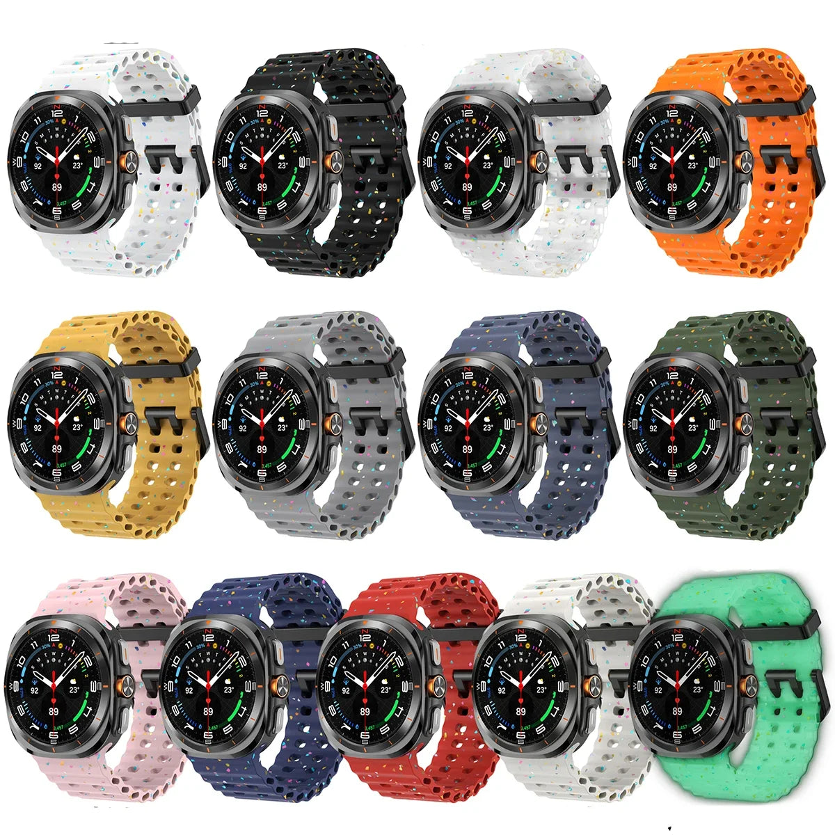 Luminous Ocean Strap for Smartwatch | Sport Silicone Band