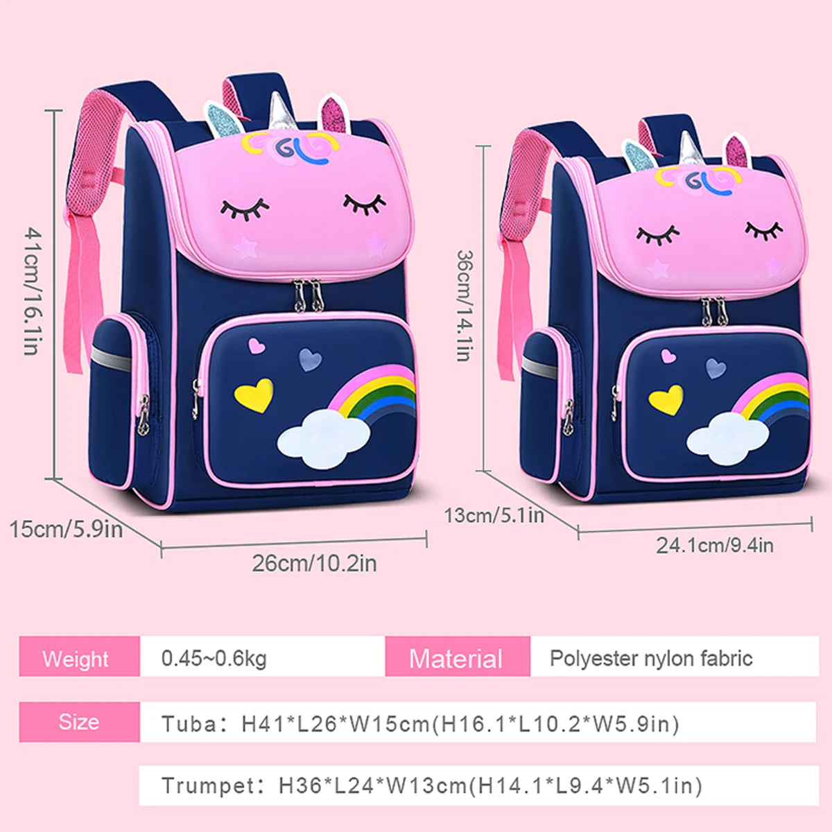 Kids Unicorn Backpack | Cute Schoolbag for Boys and Girls