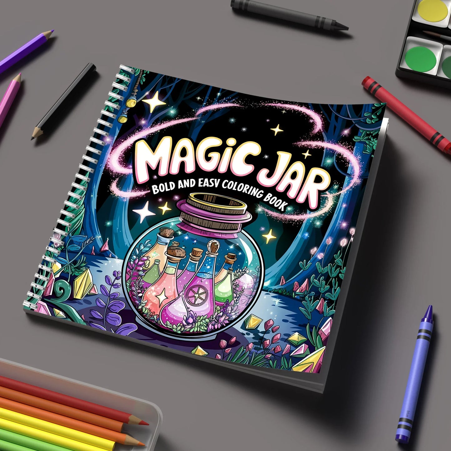 Enchanting Coloring Book for Adults | Fun & Stress Relief Gift