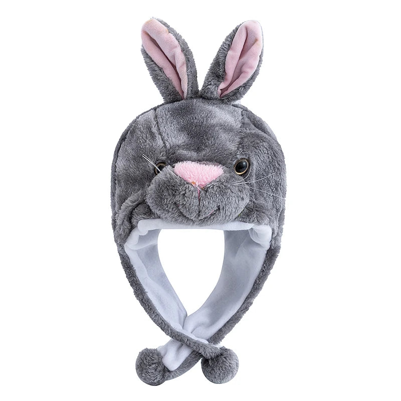 Unisex Funny 3D Bulls Head Plush Winter Beanie | Cozy Cartoon Hat