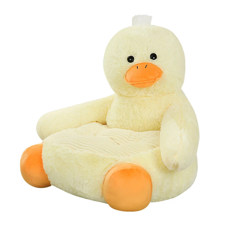 Adorable Plush Cartoon Animal Sofa Chair for Kids | Cozy & Fun