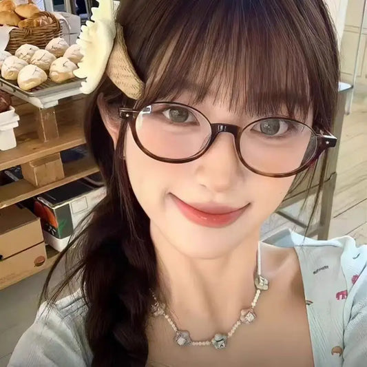 Antique-Inspired Oval Glasses | Vintage Anti Blue Light Eyewear 2026