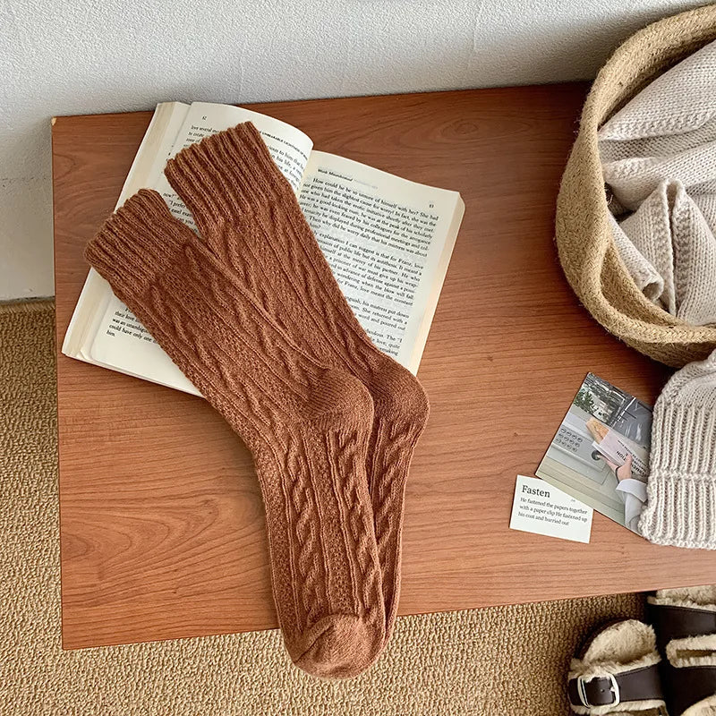 Women's Thicken Cashmere Wool Socks | Cozy Winter Essential