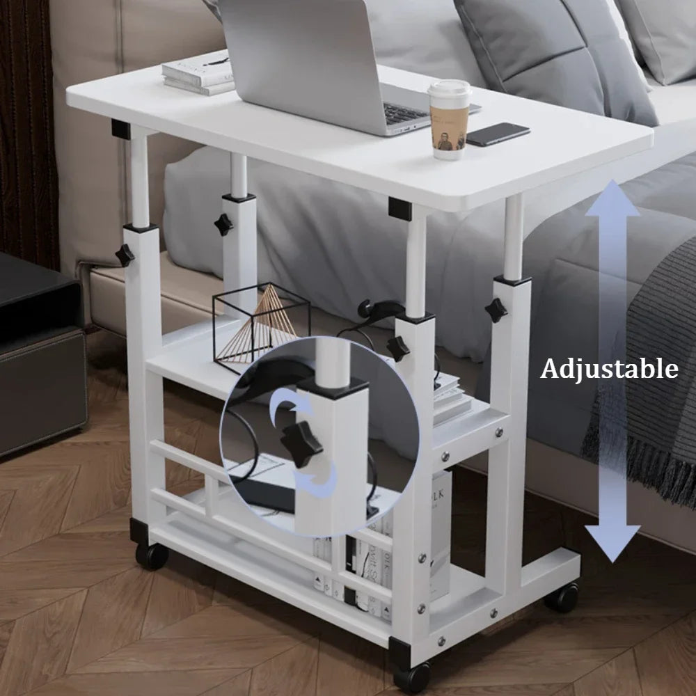 Adjustable Laptop Desk with Wheels | Portable Study Table