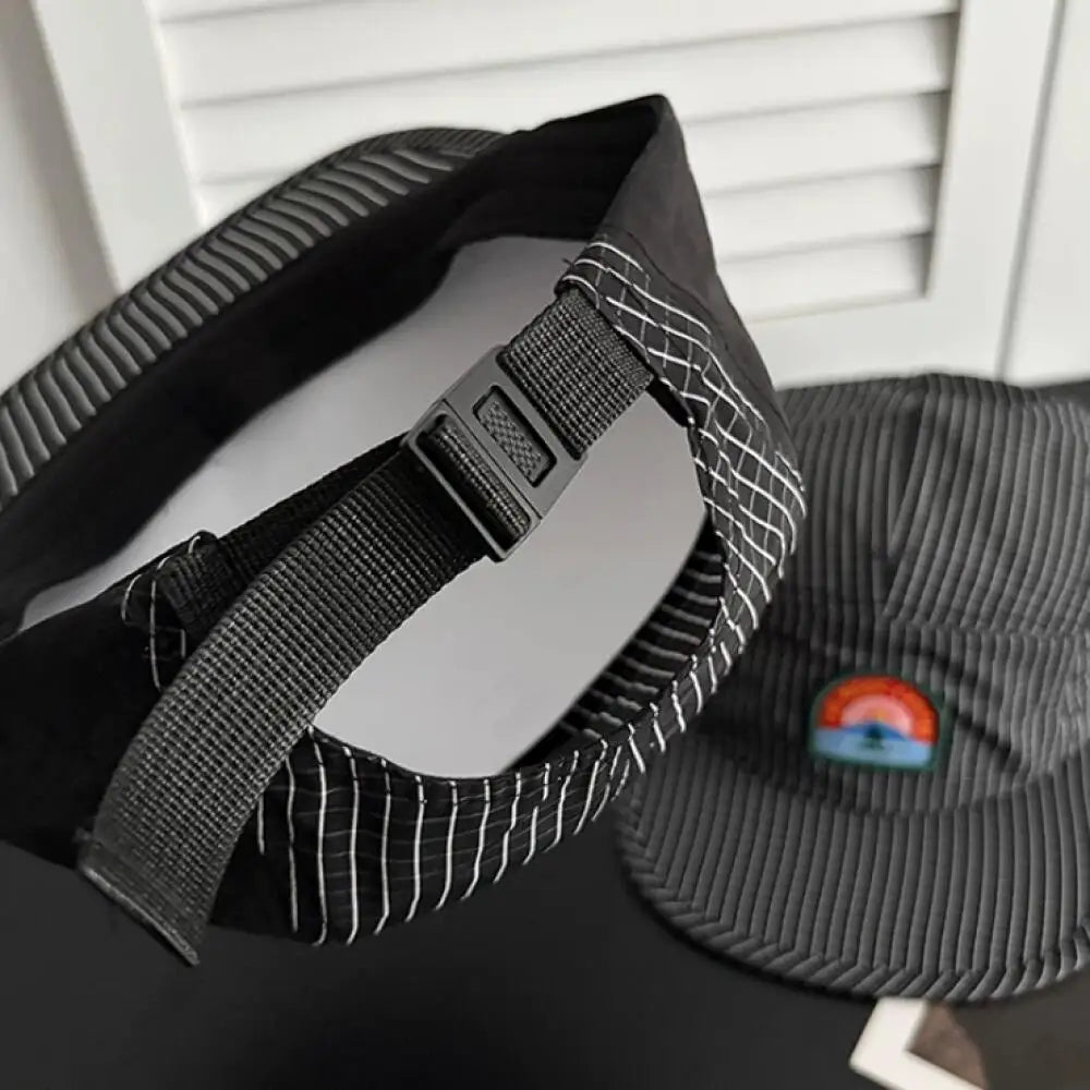 5 Panel Baseball Cap Mesh Nylon Breathable Color Block Hat for Men Women Running Hiking Camping Outdoor Sport Cap