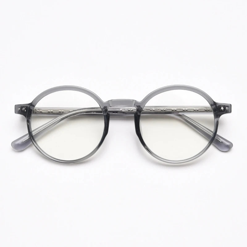 Retro Round Prescription Glasses for Stylish Vision Enhancement