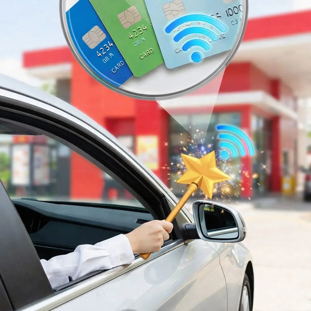 3D Printed Star Magic Wand | Portable Tap-to-Pay Card Holder