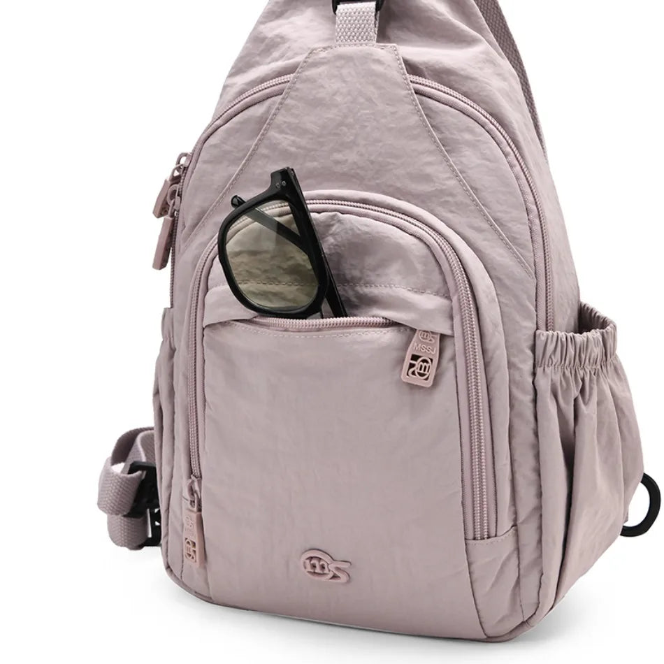 Women's 3-in-1 Convertible Shoulder Chest Bag & Backpack