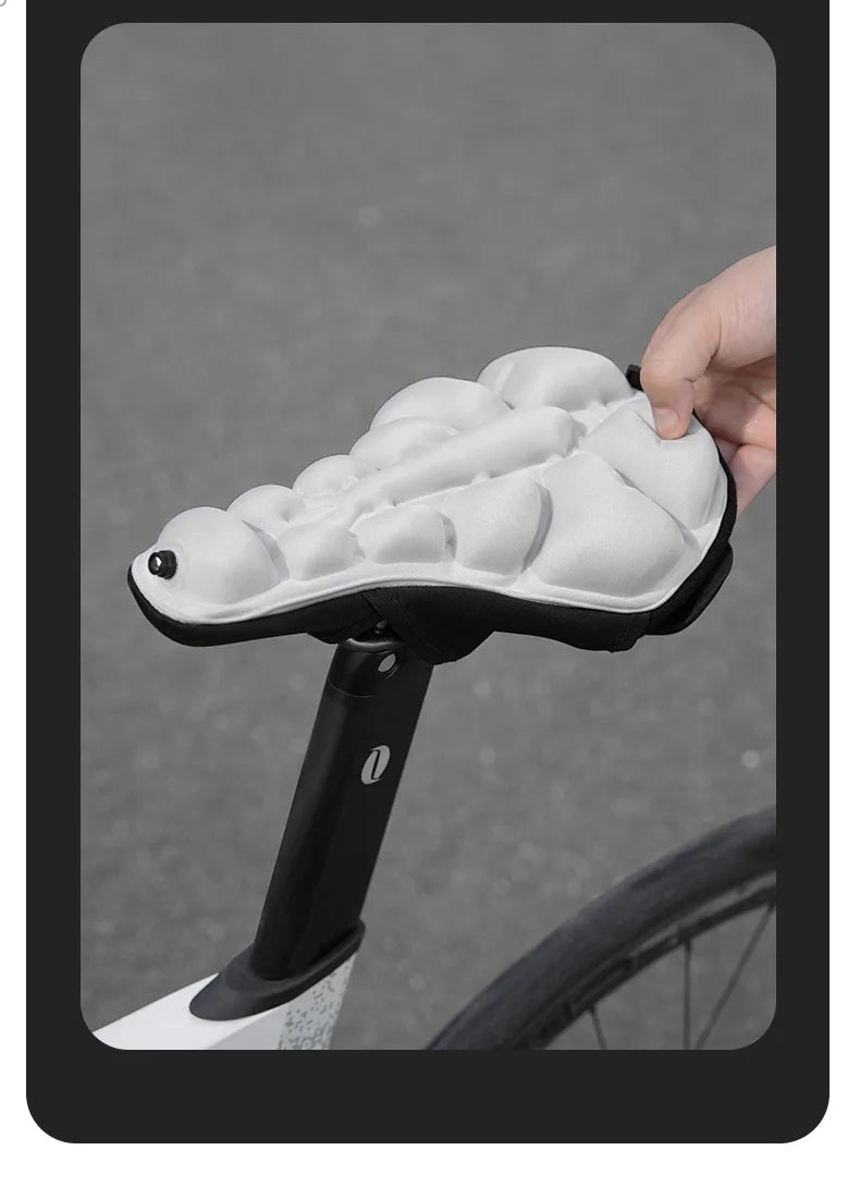Universal Bicycle Cushion Cover | 3D Inflatable Comfort for Riders