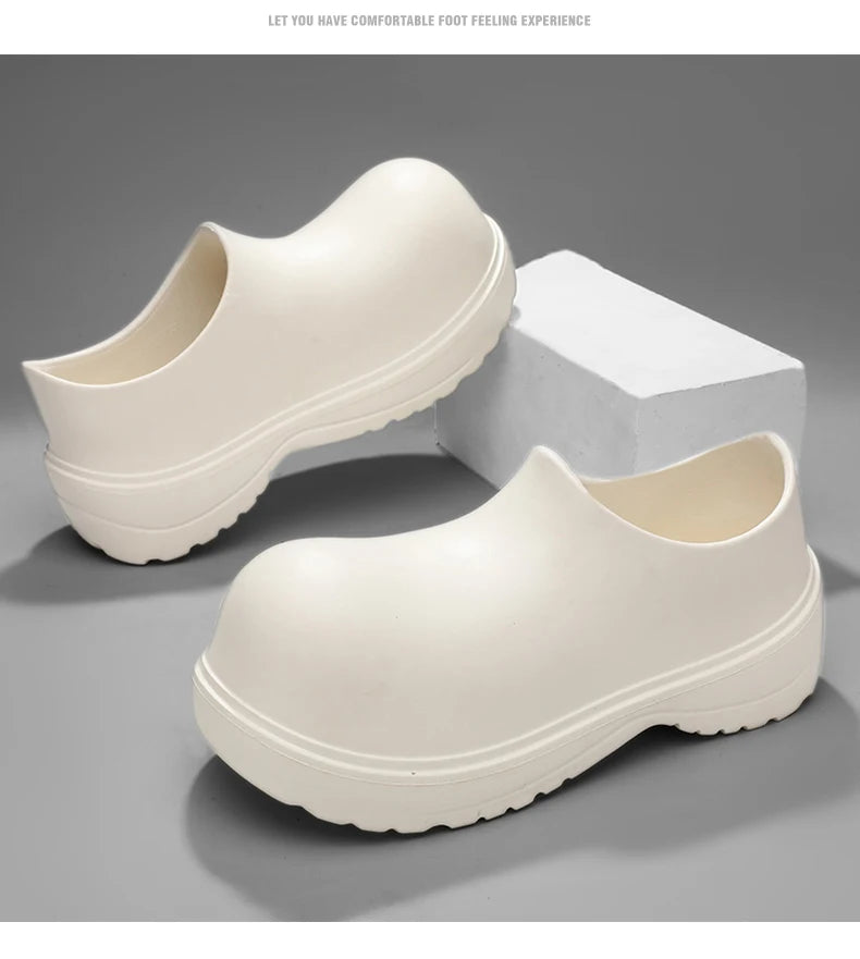 Lightweight Slip-On Chef Shoes for Men & Women | Casual Rain Shoes
