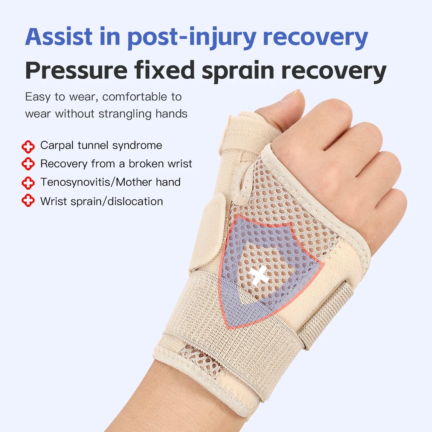 Adjustable Flexible Splint Wrist Thumb Support Brace for Pain Relief