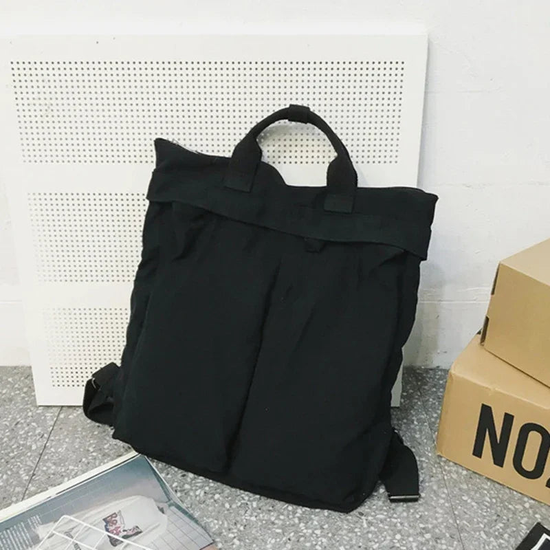 Large Capacity Retro Canvas Backpack for Women | Stylish School Bag