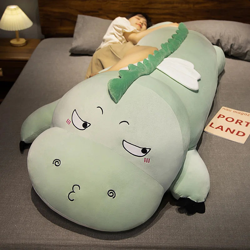 Big Size Dinosaur Plush Toy | Soft Stuffed Animal Cushion Pillow