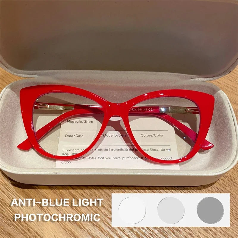 Fashion Cat Eye Blue Light Reading Glasses for Women