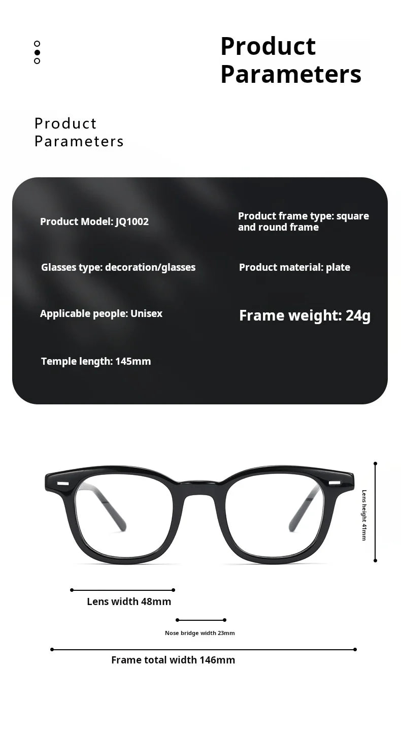 Retro Optical Prescription Glasses | Stylish Anti-Blue Light Eyewear