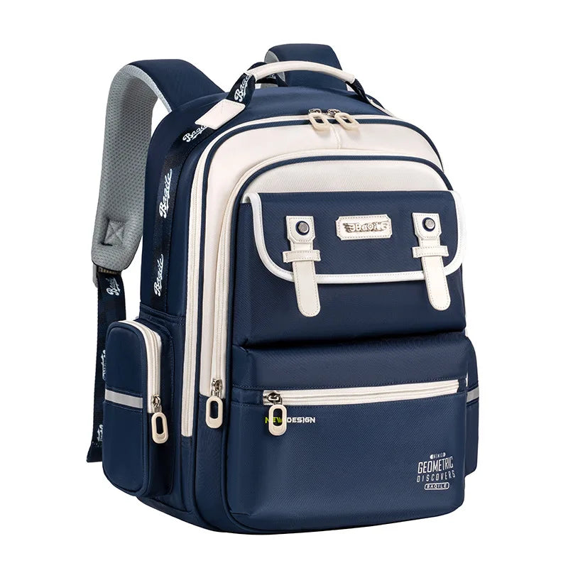 Kids Ergonomic Backpack with Spine Protection | Cloud-Design School Bag