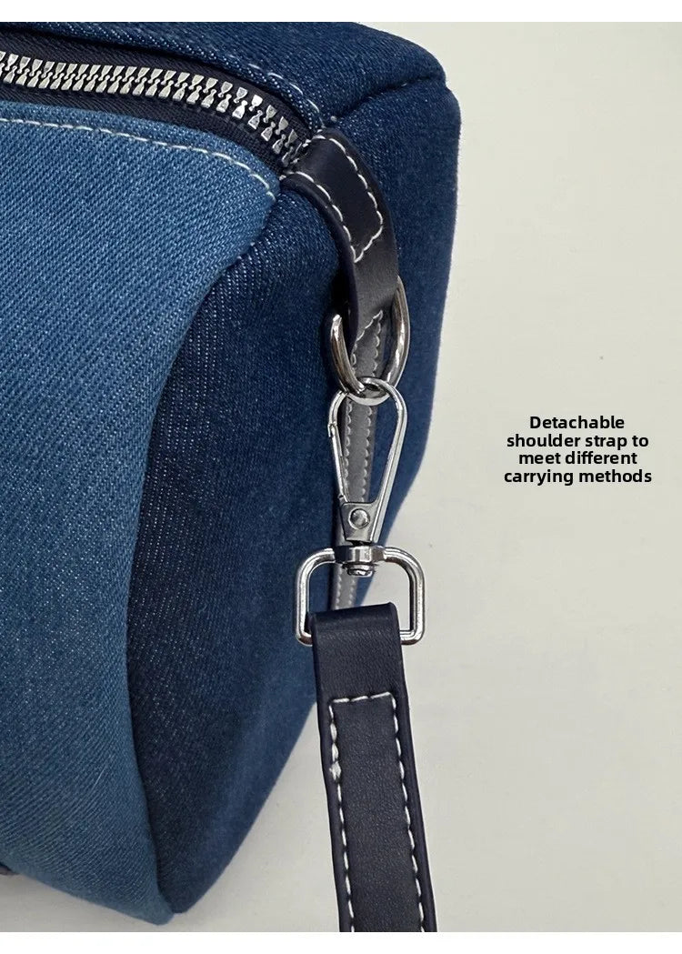 Bolso cruzado de mezclilla para mujer | Bolso de mano versátil y elegante