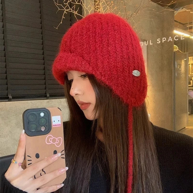 Winter Knitted Earmuff Hat | Casual Fashion Protection & Warmth